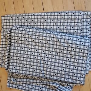 Two Storehouse Valentine heart tablecloth 60x84.  Used.